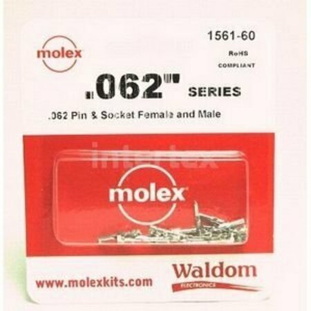 MOLEX .062 M/F Pin & Socket Termi 156160